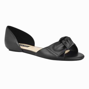 Nine West Bonnie Bow Front d'Orsay Ballerina Schoenen Zwart Nederland | NHB-410732